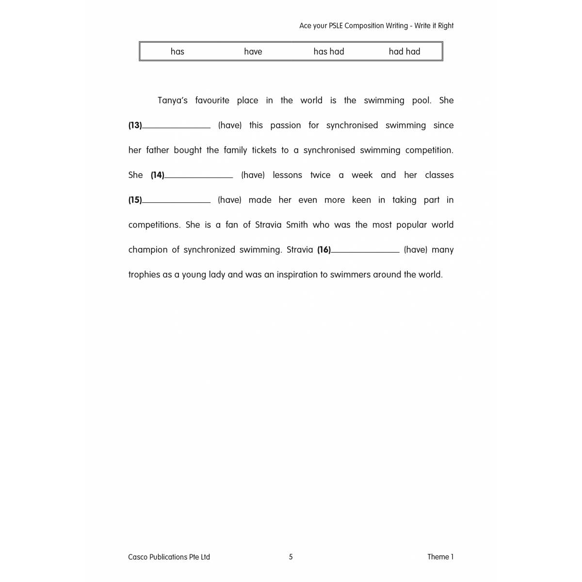 Ace your PSLE Composition Writing - Write it Right